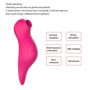 Woodpecker Sucking Breast Massager Vibrating Clitoris Masturbator Women Vibrator Sex Sucking Toy