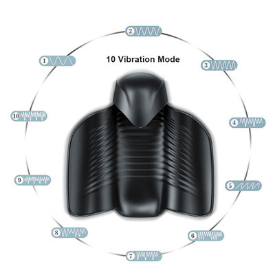 Adult Supplies Wholesale Black Warrior Male Glans Trainer Masturbation Aircraft Cup
