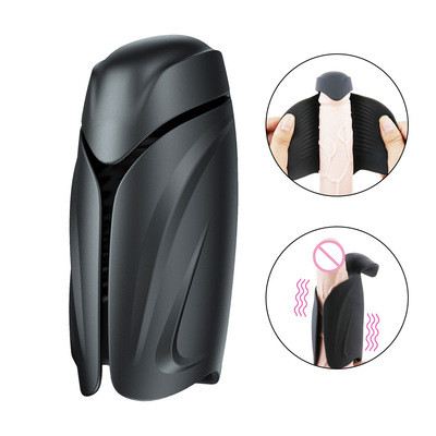 Adult Supplies Wholesale Black Warrior Male Glans Trainer Masturbation Aircraft Cup