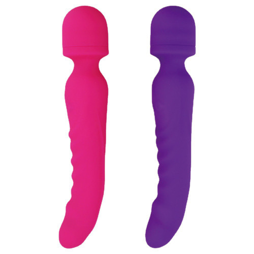 Female Adult Products Arbitrary Bending Dildo Heating Waterproof Silicone Wand Massager Av Vibrator