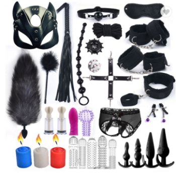 SM Sex Toys Set Combination Adult Sex Auxiliary Training Bondage Underwear Adult Sex Toy