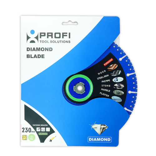 Moretop vacuum brazed diamond blade 230mm multipurpose cutting