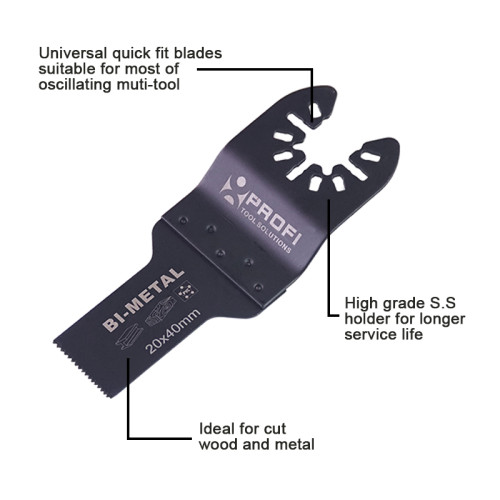 moretop oscillating multi-tool BIM plunge cut blade 18102002 20mm