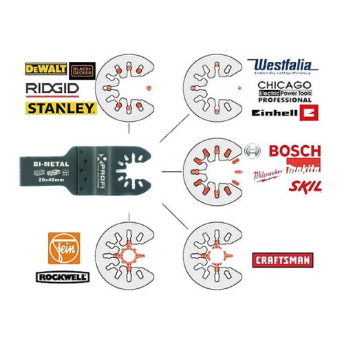 moretop oscillating multi-tool BIM plunge cut blade 18102002 20mm