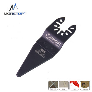 moretop oscillating multi-tool HCS caulk scrape blade 18601001 50mm