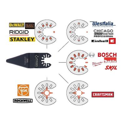 moretop oscillating multi-tool HCS caulk scrape blade 18601001 50mm