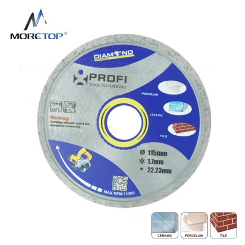 Moretop standard continious cutting rim diamond blade 115mm 10102001