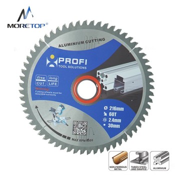 moretop industrial aluminium cutting blade 216mm 11209001