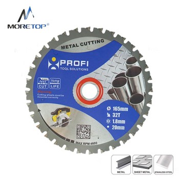 Moretop industrial metal cutting blade 165mm 11205003