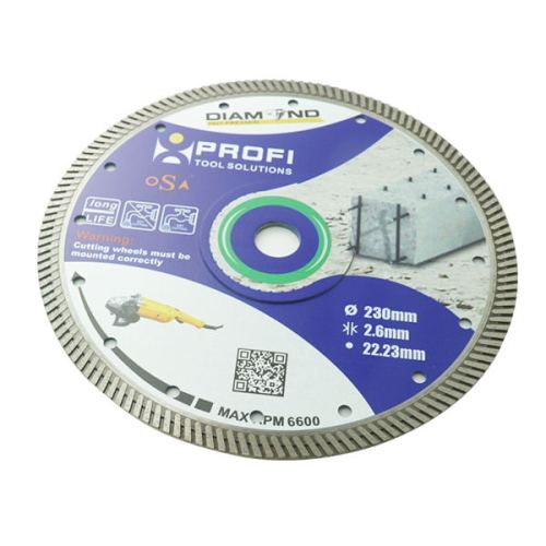 Moretop Diamond blade with Turbo cutting rim for reinforced concrete 230mm 10120002