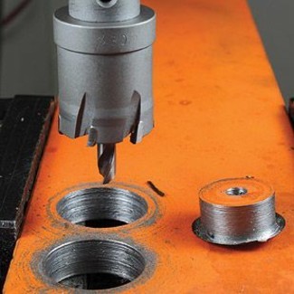 carbide tipped hole cutter