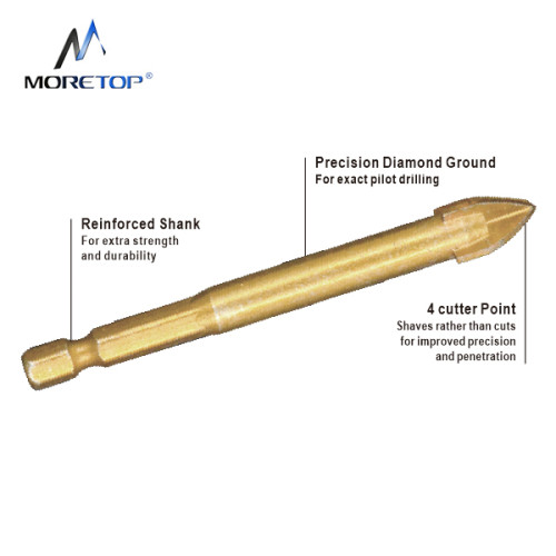 Moretop Tile/Glass Drill Bit 6x70mm 13405004