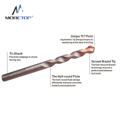 Moretop Hard Tile Drill Bit 10X120mm 13321009