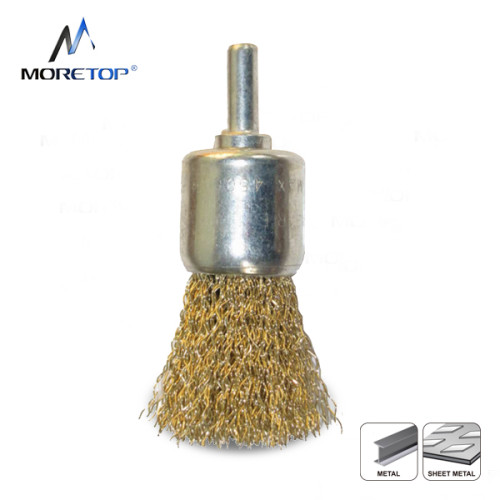 Moretop Crimped Wire End Brush, Shaft-mounted 15mm 15004002