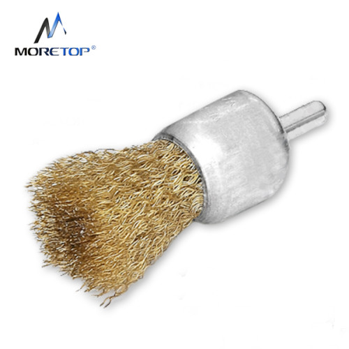 Moretop Crimped Wire End Brush, Shaft-mounted 15mm 15004002