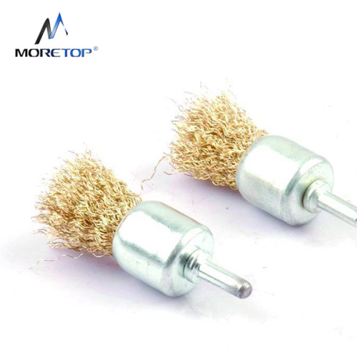 Moretop Crimped Wire End Brush, Shaft-mounted 15mm 15004002