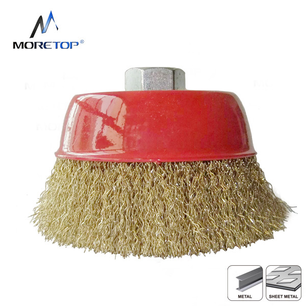 Moretop Crimped Wire Bowl Brush 75mm 15001002