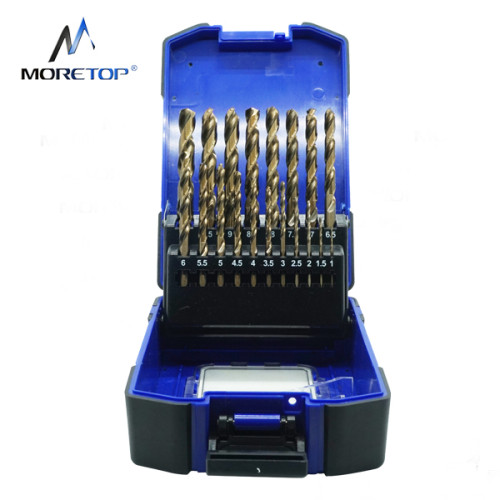 Moretop 19pcs HSS-CO% Drill Bit Set 20601001