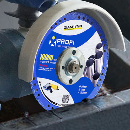 MORETOP Diamond Cutting Wheel With 10000+ Cuts On Rebar, Steel, Iron And Inox