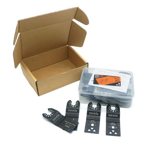 MORETOP 50pcs Oscillating Multi Tool Blade Kit For Wood And Plastics 50-Pack