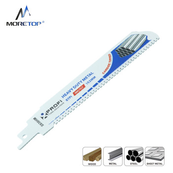 Moretop metal cutting reciprocating saw blade S930HM 152mm