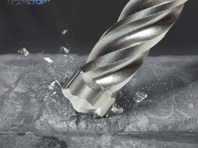 Reaching impecable perfomance of hammer drill bits is possible with solid carbide tip design