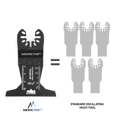 MORETOP I.C.E. coating oscillating blades metal cutting 65mm