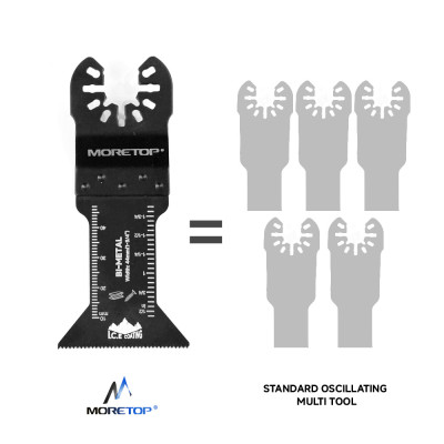 MORETOP I.C.E. coating oscillating blades metal cutting 44mm