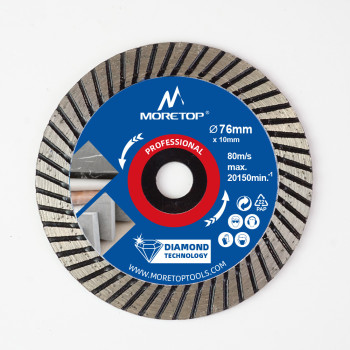 Moretop Carbide Grit Multi Tool Wheel, Diamond Cutting Blade, Thin Abrasive Cutting Disc for compact angle grinders like the BOSCH GWS12V-30N