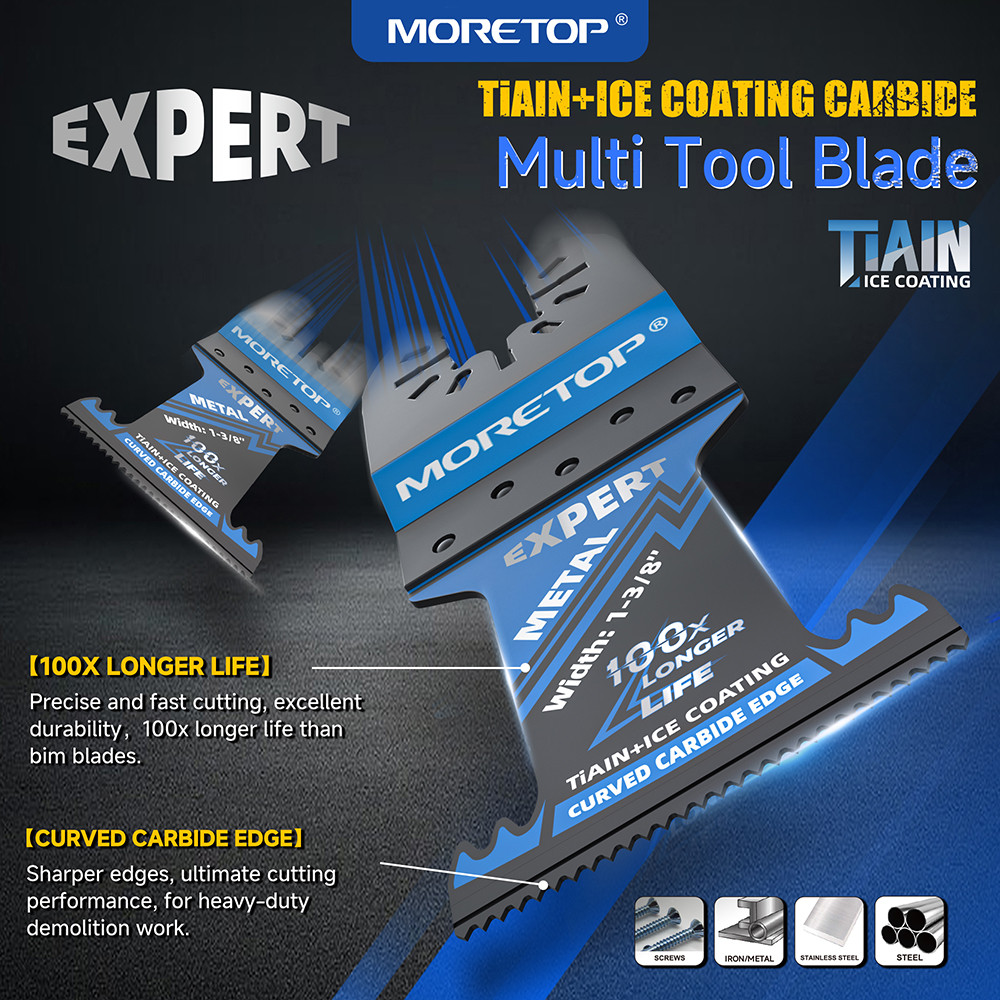 Cut Smarter, Work Faster with Moretop Tools Expert Oscillating Blades