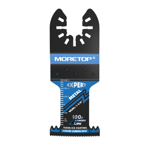 Moretop EXPERT oscillating blade with curved carbide edge