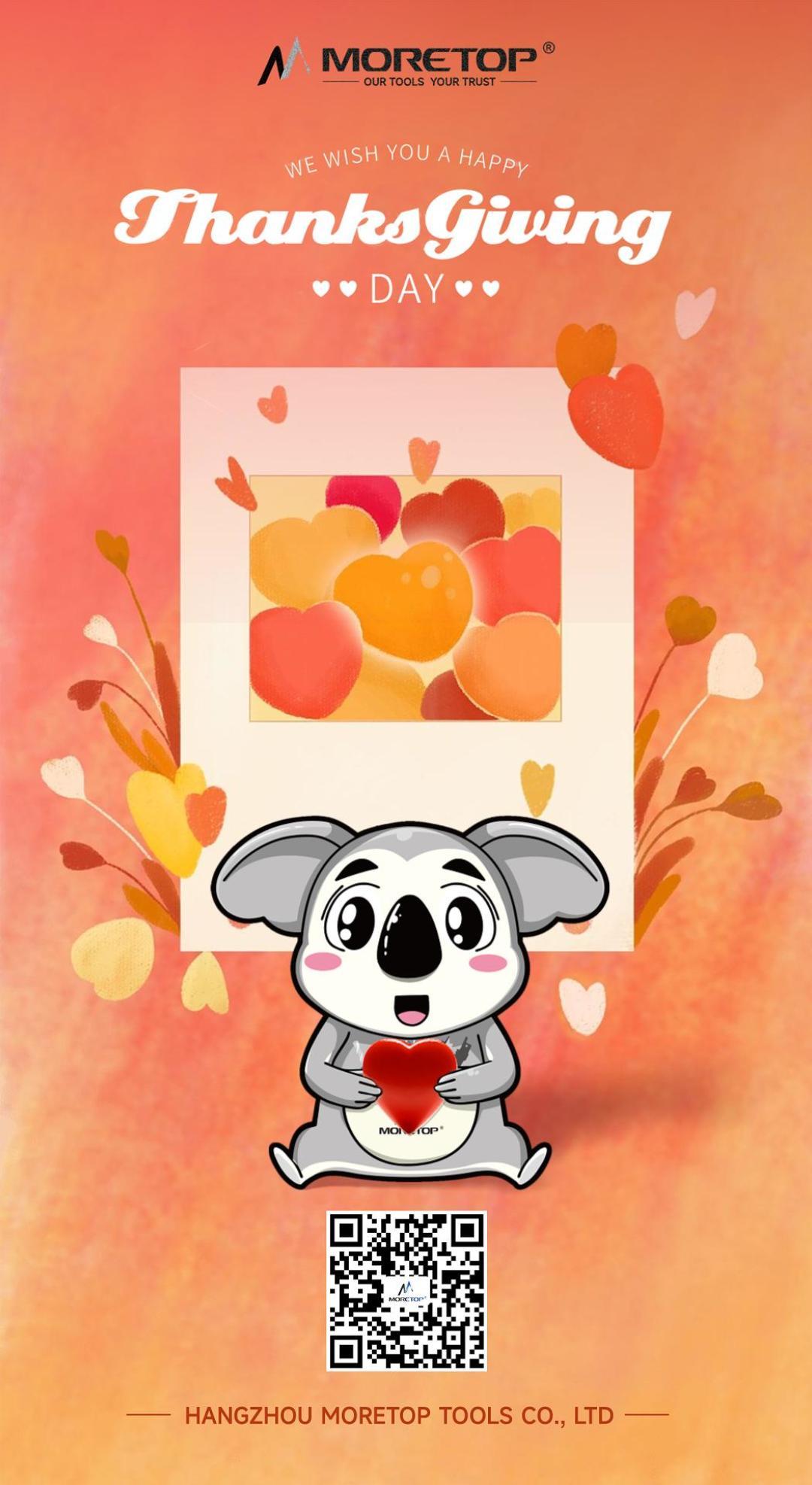 Happy Thanksgiving from all of us at Moretop Tools !