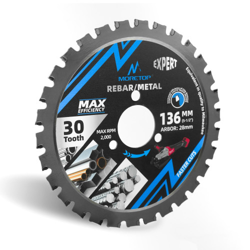 Moretop Rebar/metal cutting blade exclusively compatible with milwukee 3675-20