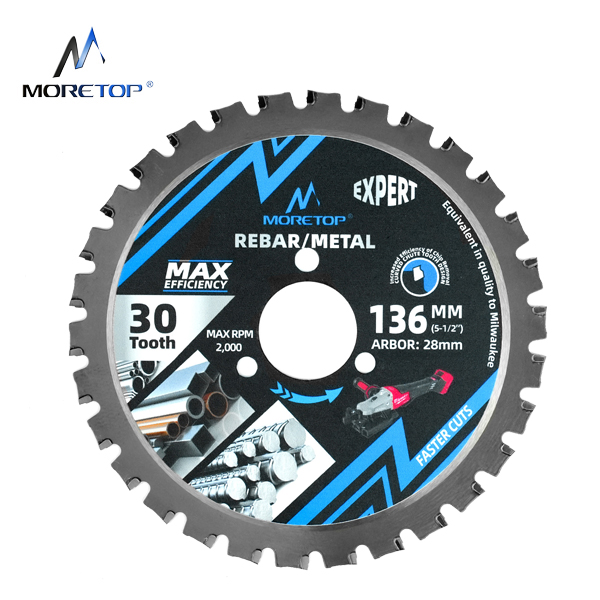 Rebar metal cutting blade