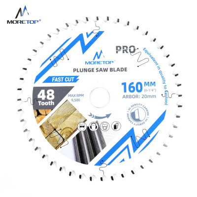 Moretop plunge saw blade 165mm wood cutting
