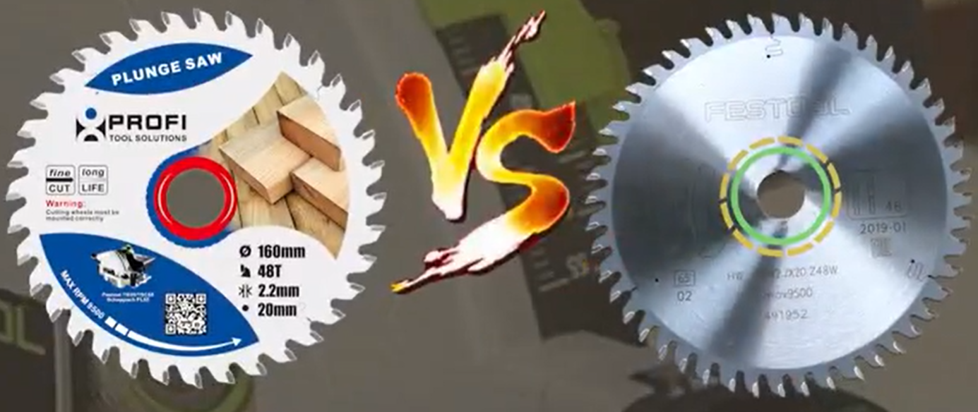 Moretop vs Festoon Plunge Saw blade