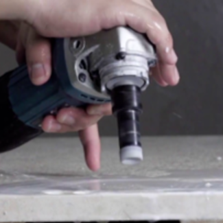 vacuum brazed diamond hole saw