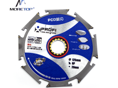 Japanese type PCD circular saw blade for Fibre Cement Boards