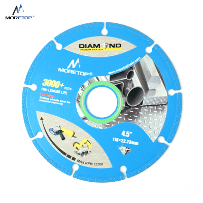 Moretop vacuum brazed metal cutting blade 115mm