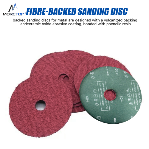 Moretop Fiber-backed Sanding Disc