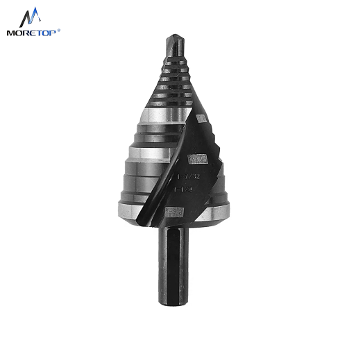 Moretop Black Coating HSS Step Drill Bit metal working bits