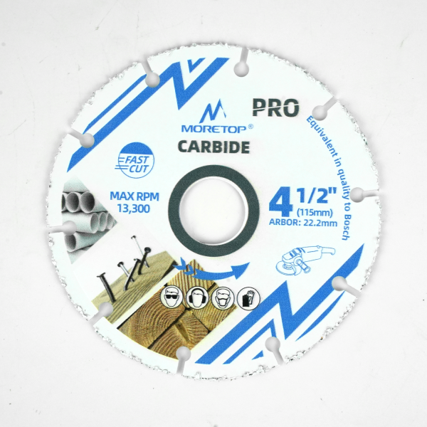 Moretop Carbide Cutting Wheels for Wood, Plastic, Fiberboard, Wood with Nails