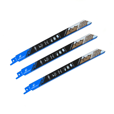 MORETOP S1122HF Bi-Metal Reciprocating Saw Blades – Anti-Jam for Nail-Embedded Wood & Pallet Flush Cuts