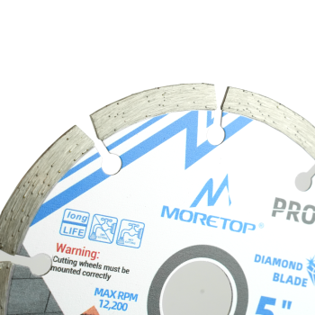 Moretop standard segmented blade 125mm