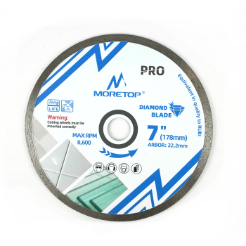 Moretop standard continious cutting rim diamond blade 115mm 10102001