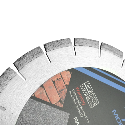Moretop Diamond blade with Turbo cutting rim for reinforced concrete 300mm
