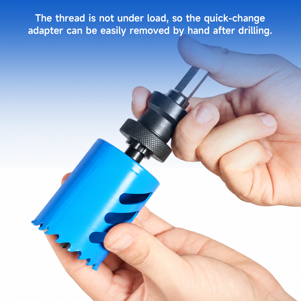 quick change hole saw arbor