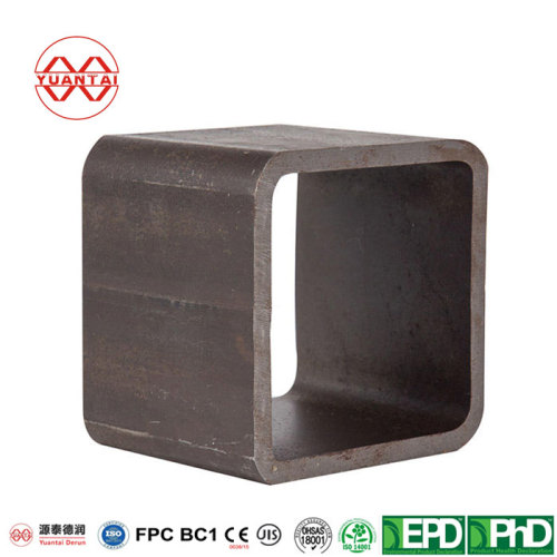 black  square steel hollow section China manufacturer yuantai derun