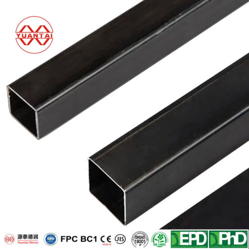black  square steel hollow section China manufacturer yuantai derun