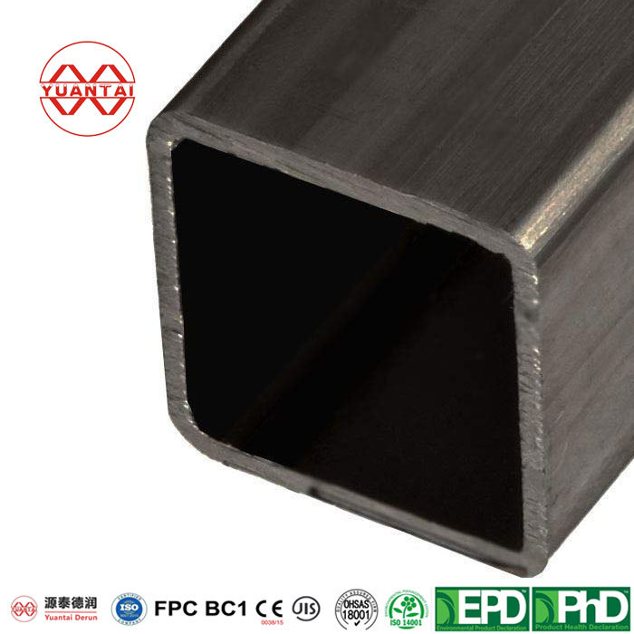 black  square hollow section manufacturer yuantai derun